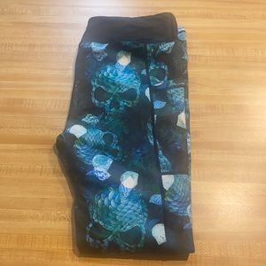 Cvg mermaid skull leggings